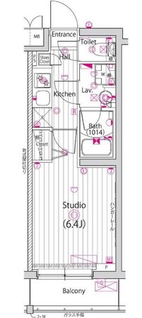 西小山駅 徒歩10分 3階の物件間取画像